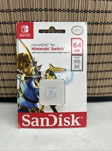 Carte MicroSDXC SanDisk 64 Go pour Nintendo Switch - Photo 1 sur 3