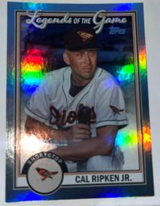2023 Topps CAL RIPKEN JR. Orioles⚡️Foil SILVER Refractor "LEGENDS OF THE GAME "⚾