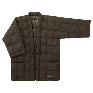 Mont-bell Down Jacket Traditional Japanese Hanten Size L Dark brown Light & Warm - Picture 1 of 17