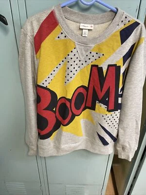 Sudadera 3.1 Phillip Lim Mujer M Multicolor BOOM Gráfico Manga Larga Cuello Redondo Foto 1 de 4