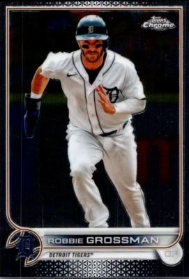 2022 Topps Chrome Robbie Grossman Detroit Tigers #169 - Image 1 of 2