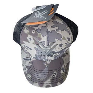 Vortex Veil Camo Hat Cap Mesh TRUCKERS SnapBack Adj NEW TAGS hunting Fishing - Picture 1 of 9