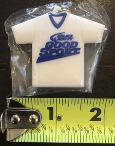Bud Light Keychain Beer Budweiser key Chain Baseball Sports Good sport enjoy 12 - Picture 1 of 3