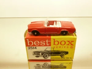 BESTBOX 2514 MERCEDES BENZ 280SL - RED L6.5cm - VERY GOOD CONDITION IN BOX - 246 - Imagen 1 de 8