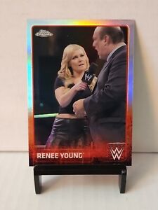 2015 Topps Chrome WWE Diva Refractor #55 Renee Young 💋 