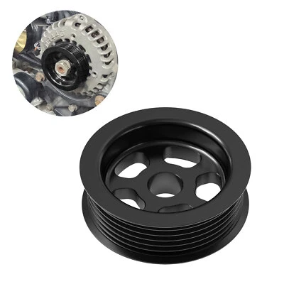 LS 3" Overdrive Billet Alternator Polea 6 Costillas Para GMC Sierra Yukon Para Cadillac Foto 1 de 4