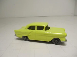 MOKO MATCHBOX #45A V-3 VAUXHALL VICTOR YELLOW NO WINDOWS, GMW RESTORED NEARMINTY - Picture 1 of 12