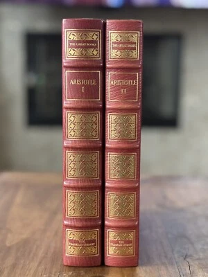 Franklin Library 25th Anniversary Edition of Aristotle Volume I & II  - Image 1 of 4