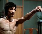 Bruce Lee barechested muscular karate martial arts stance 16x20 Color Photo