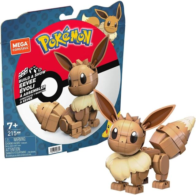 Conjunto de Construção MEGA Pokemon Pikachu, brinquedos de