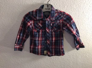 hemd 104 110 Jungen Kariert Pulli Denim Staccato Neuwertig Hochzeit Taufe - Bild 1 von 11