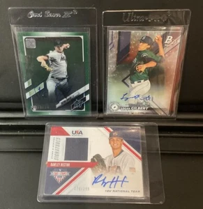 3x - Tarjetas autógrafas Topps/Panini MLB - RPA Logan Gilbert - Rogers 2019-2020 - Imagen 1 de 6