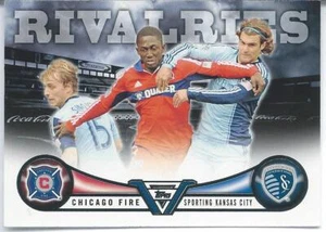 2013 Topps MLS Soccer RIVALRIES Chicago Fire MLS Sporting Kansas City RIV-CS - Foto 1 di 1