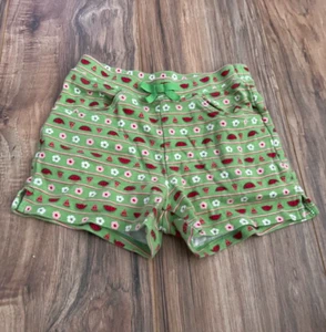 Gymboree Girls Pull-On Fruit Flowers Watermelon Striped Cotton Short Size 6 - Picture 1 of 2