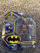 DC Deathstroke 3.75" Action Figure  New Super Heroes Batman Tech Spin Master