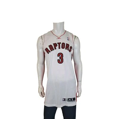 Marcus Banks Game Worn 2009-10 Toronto Raptors Adidas Revolution 30 Home Jersey - Image 1 of 4