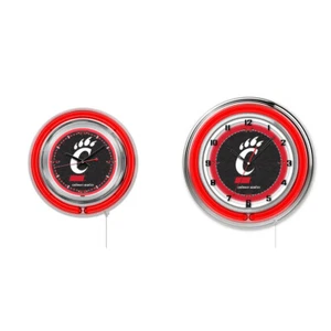NCAA - Anillo Doble de Neón Cincinnati, Logotipo Reloj Colegio Equipo Universitario Logotipo - Imagen 1 de 9