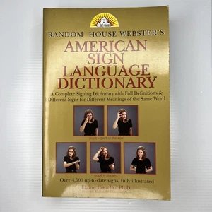Random House Webster's American Sign Elaine Costello, 9780679780113, paperback - Picture 1 of 5