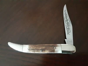 VTG. PARKER CUT CO. "SATURDAY NIGHT SPECIAL" STAG FOLDING KNIFE (NICE) - Picture 1 of 15