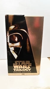 STAR WARS TRILOGY EMPIRE STRIKES BACK RETURN OF THE JEDI VHS 3 VIDEO BOXED SET - Picture 1 of 4