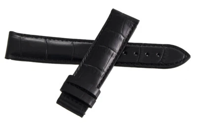 Tissot 19mm x 18mm Black Alligator Leather Band Strap T610014562 - Image 1 of 3