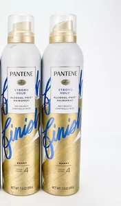 Pantene Pro V Strong Hold Level 4 Alcohol Free Hairspray 7oz No Crunch Lot Of 2 - Picture 1 of 9
