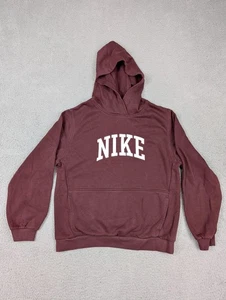 Nike Hoodie Sweatshirt Youth Kids XL Team Burgundy Pullover Fleece NIKE Logo - Picture 1 of 11