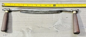 Antique FS MFG CO Fulton 9" Curved Blade Drawknife Break Down Adjustable Handle - Picture 1 of 7