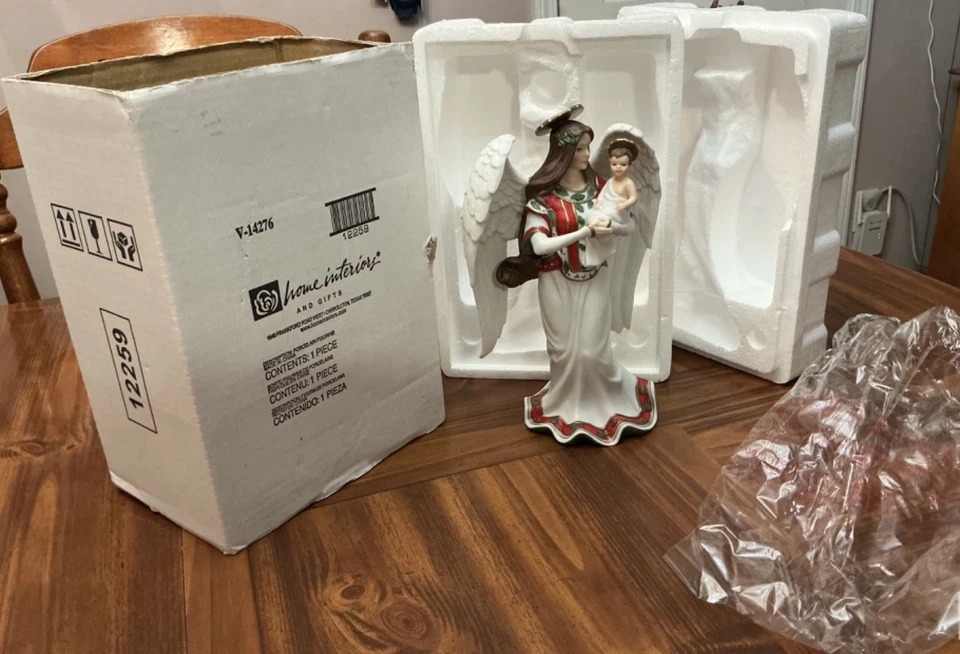 Домашние интерьеры «Блаженство, ангел радости» Baby Jesus вручную Рождество #12259-05 - Изображение 1 из 4