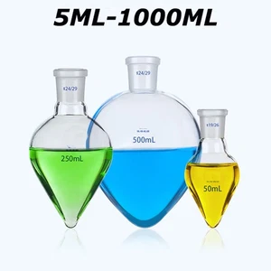 Glass Boiling Laboratory 5-1000ml Flask Organic beaker Bottle glassware - Picture 1 of 4