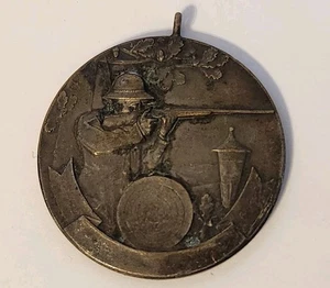 Vintage 1929 German Shooting Marksmanship Club Medal Richelsdorf - Bild 1 von 7