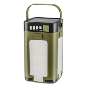 IPX4 Waterproof Led Camping Lantern with Solar Panel and Type-C Charging, 4-P... - Picture 1 of 9