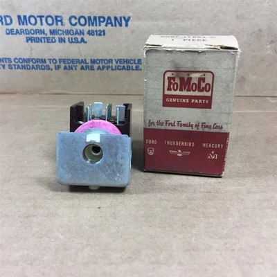 60 61 FALCON RANCHERO COMET NOS OEM FORD C0DF-11654-B CONJUNTO INTERRUPTOR FAROS. Foto 1 de 4