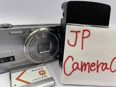 English OK Excellent SONY Cyber-shot DSC-WX100 silver Digital Camera 1648 - Image 1 of 4