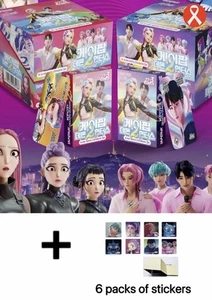 Kpop Demon Hunters 2nd Ver Photo card 12 Boxes-Total 360 Cards HUNTRIX SAJA BOYS - Picture 1 of 13