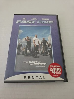 Fast Five DVD Standard Edition - VIN Diesel, Dwayne Johnson Very Good - Image 1 of 3