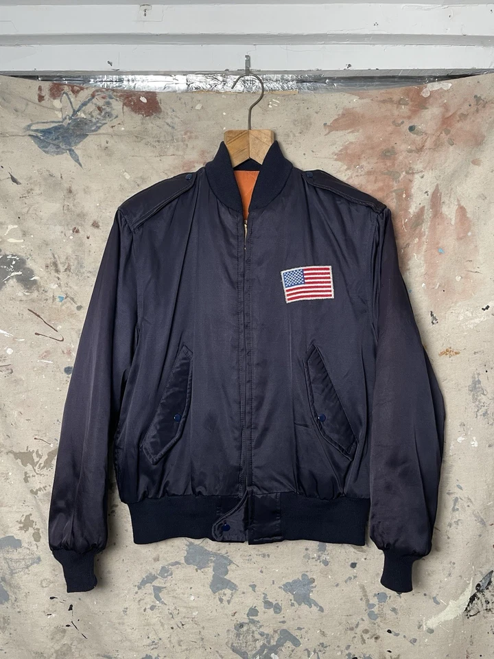 Chaqueta De Colección Tipo L-2A Años 60 Piloto de Prueba Compra Privada Bombardero USAF Talla Med Foto 1 de 4