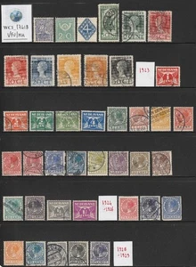WC1_17418. NETHERLANDS. Nice lot of 1923-1929 stamps. Some valuable. Used/MH - Picture 1 of 1