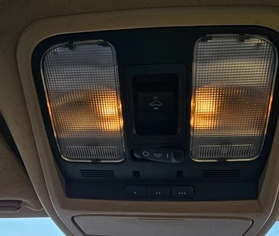 Купольный фонарь 2007-2009 Acura MDX черный от оригинального производителя верхняя сборка люк HomeLink Q4 - Изображение 1 из 2