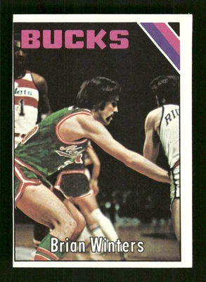 1975-76 Topps 143 Brian Winters RC VGEX miscut BXCP29 - Image 1 of 2