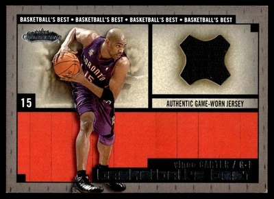 2002-03 Fleer Showcase Basketball's Best Vince Carter Patch Raptors A1 - Image 1 of 2