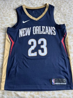 Nike Swingman New Orleans Pelicans Anthony Davis Jersey Blue SZ 44 M - Image 1 of 4