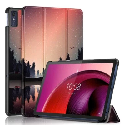 NEW PU Leather Fashion Foldable Smart Flip Case For Lenovo Tab M10 5G 10.6" - Image 1 of 4