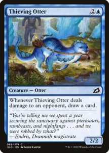 Magic the Gathering (mtg): IKO: Thieving Otter (x 4) - Picture 1 of 1