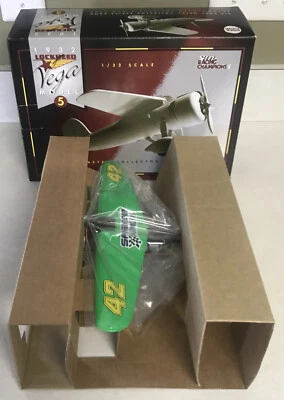 Racing Chmpions 1932 Lockheed Vega Kyle Petty 42 Die Cast Airplane Bank 1/32 NIB - Image 1 of 2