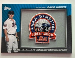 2008 Topps Baseball David Wright Commemorative Patch Card - Picture 1 of 1