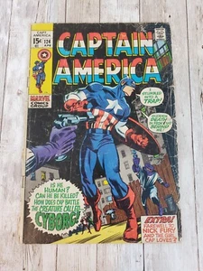 Captain America #124 Marvel Comics 1970 - Low Grade Reader - Stan Lee - Picture 1 of 10