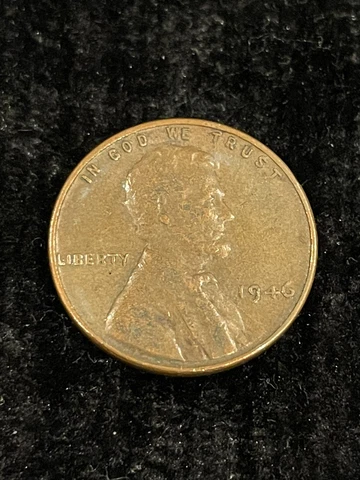 RARE 1946 LINCOLN NO MINT MARK  ERROR WHEAT PENNY COIN Cover