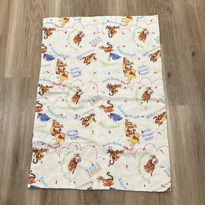 Vintage Disney Winnie the Pooh "Bounce Bounce" Tigger Baby Blanket 32”x46” - Image 1 of 4