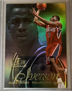 1996-97 Flair Showcase Allen Iverson 76ers Rookie Card; Row 2 Seat 3 Section 1 - Picture 1 of 2